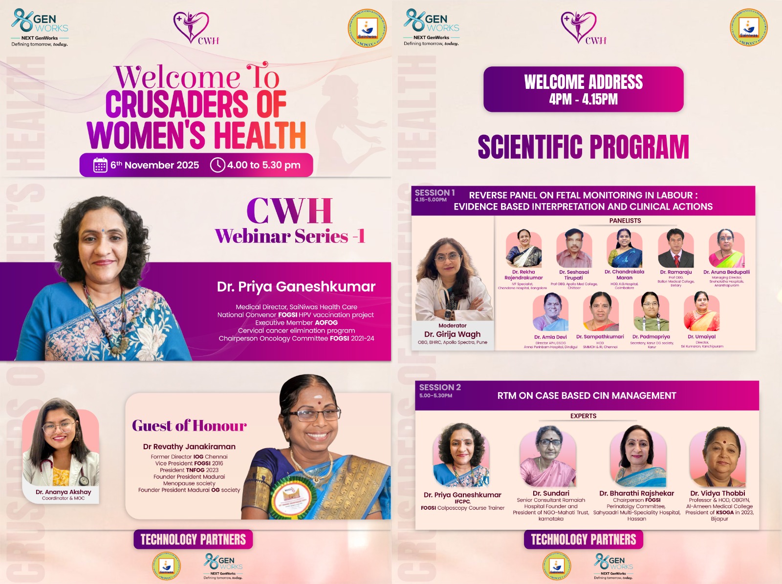 Crusaders Of Women's Health Webinar Series