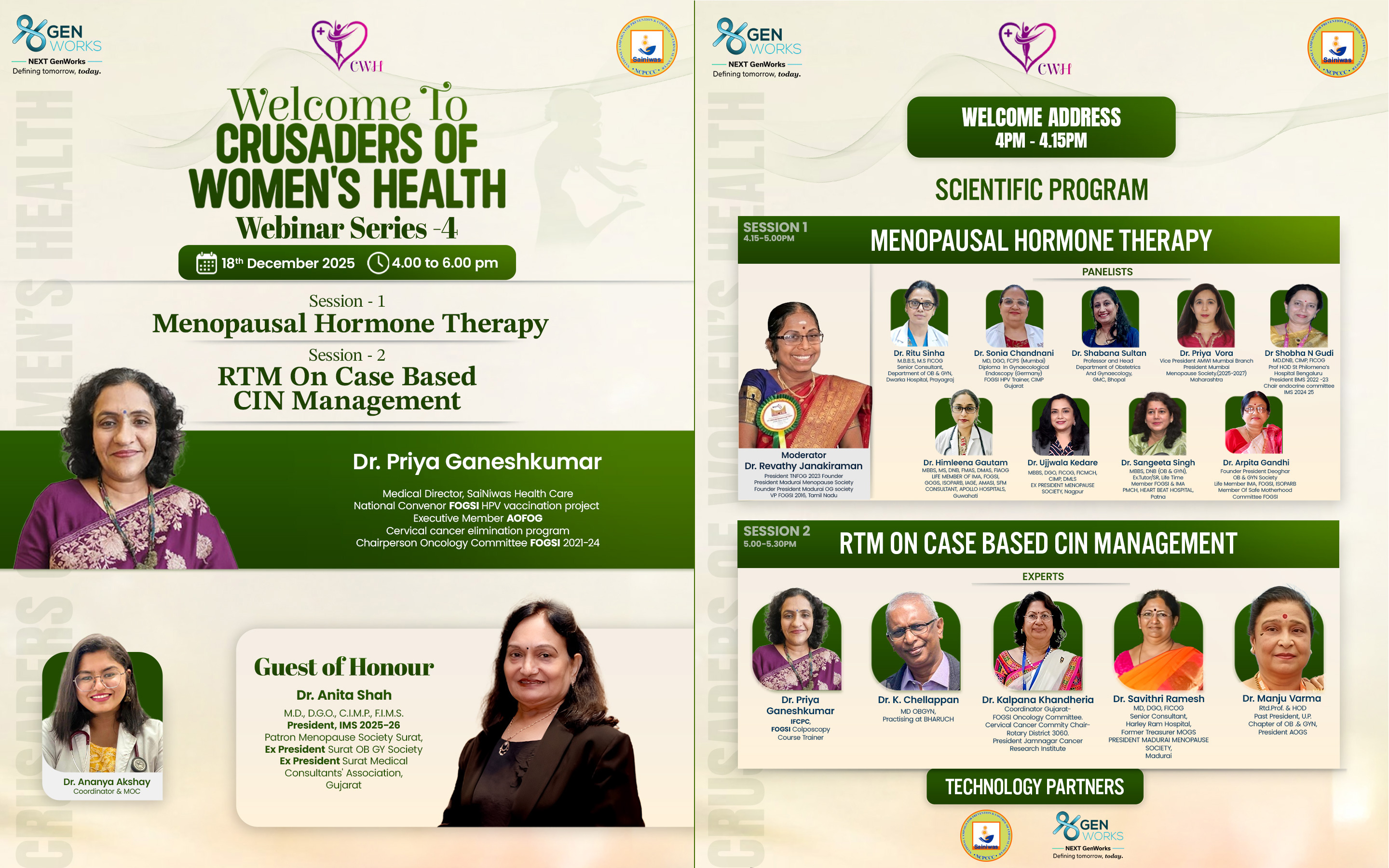 Crusaders Of Women's Health Webinar Series 3