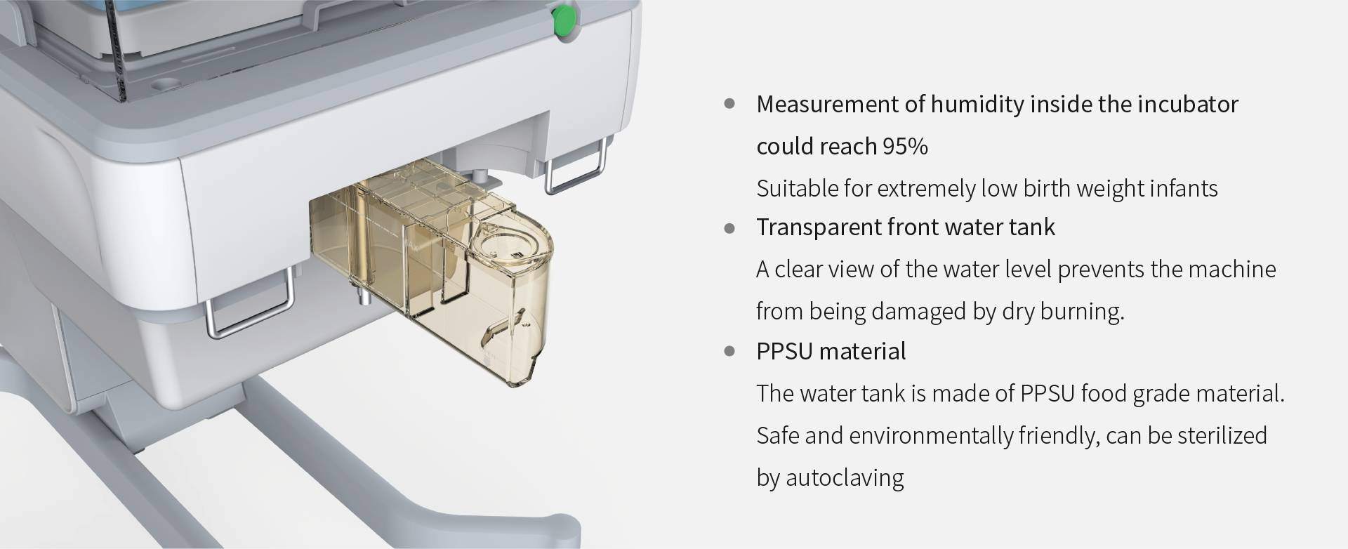 Safe and efficient humidification system 